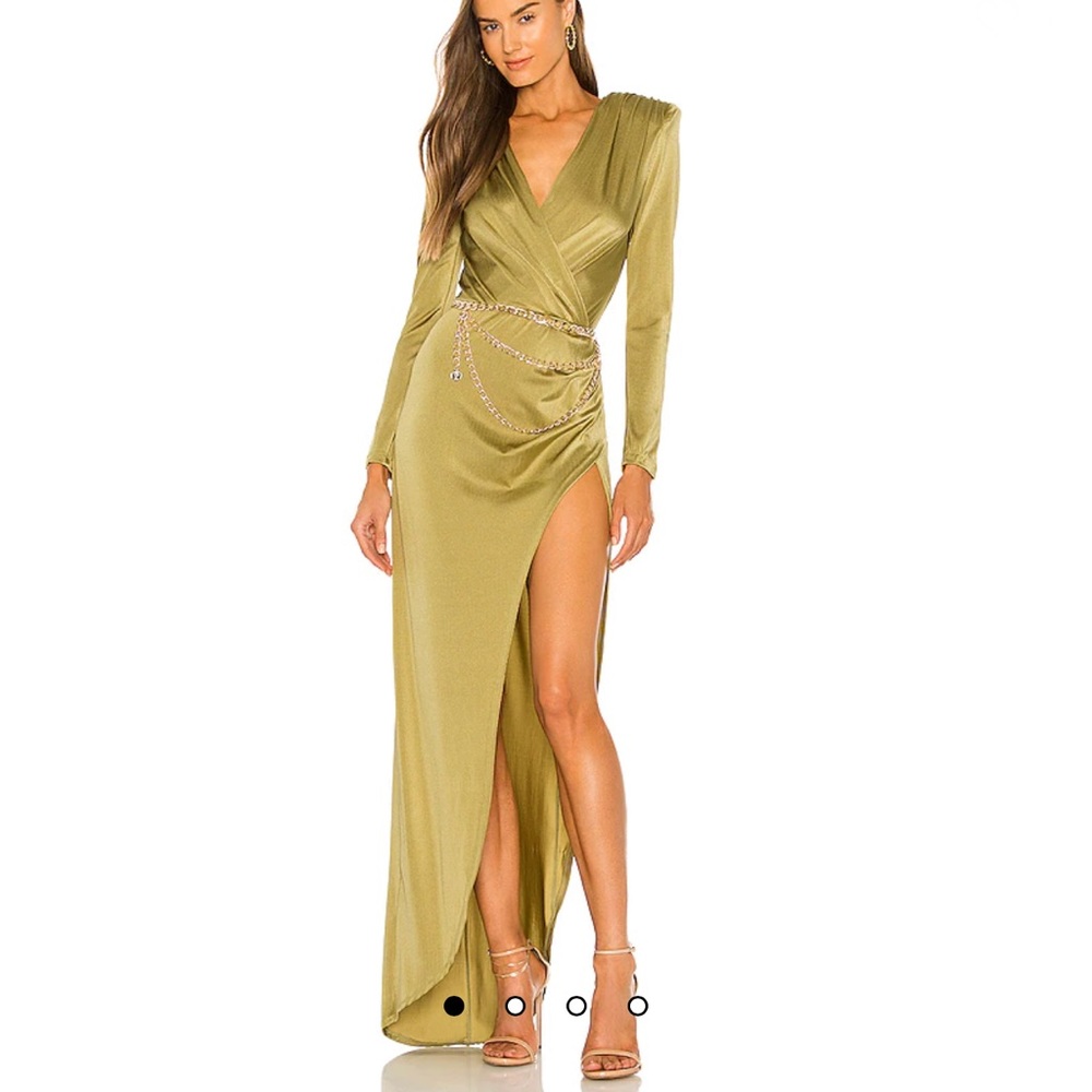 Bronx and Banco Maxi Dress in Olive Small